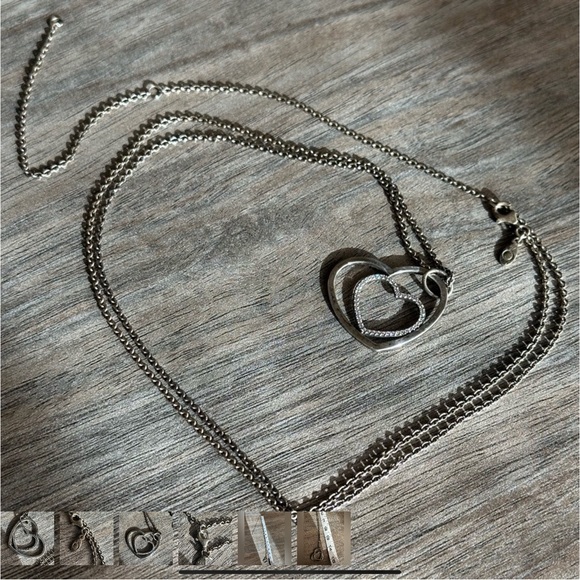 Pandora Elegant Silver Chain Necklace with Angel Wing .925 + 2 more items - Picture 12 of 12